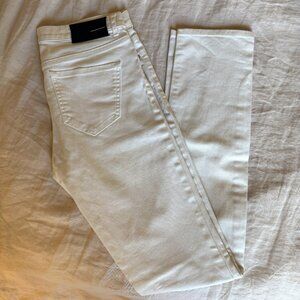 BLK DNM White Denim Skinny Jeans Size 26
